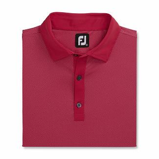 Men's Footjoy Lisle Golf Shirts Pink NZ-58728